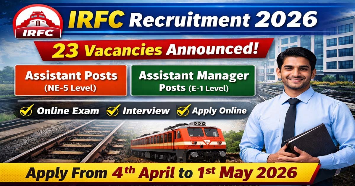 IRFC Recruitment 2026