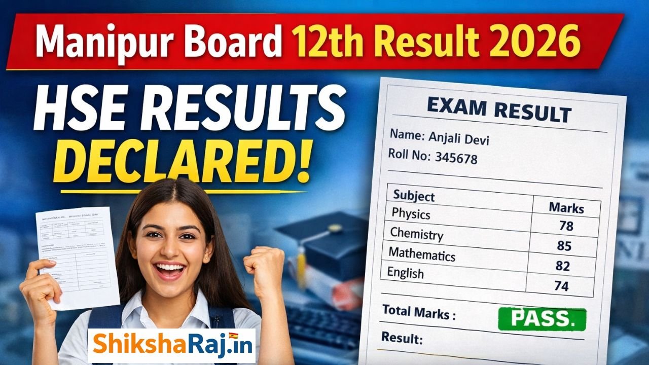 Manipur Board 12th Result 2026 Declared Today