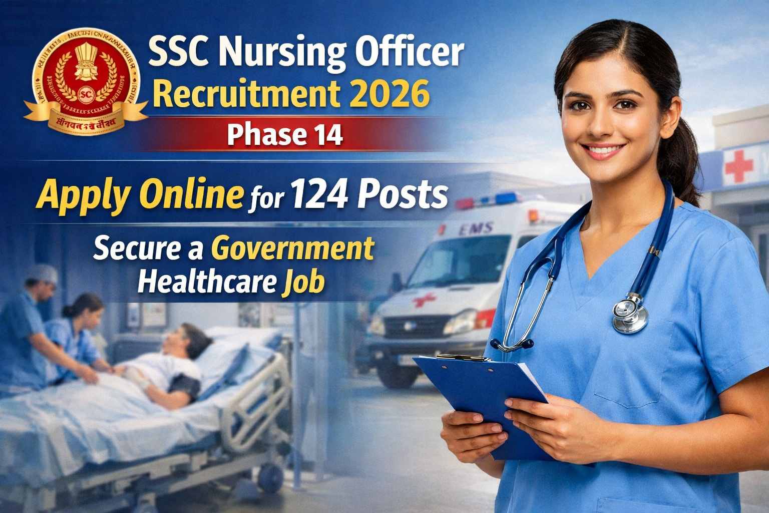 SSC Nursing Officer Recruitment 2026
