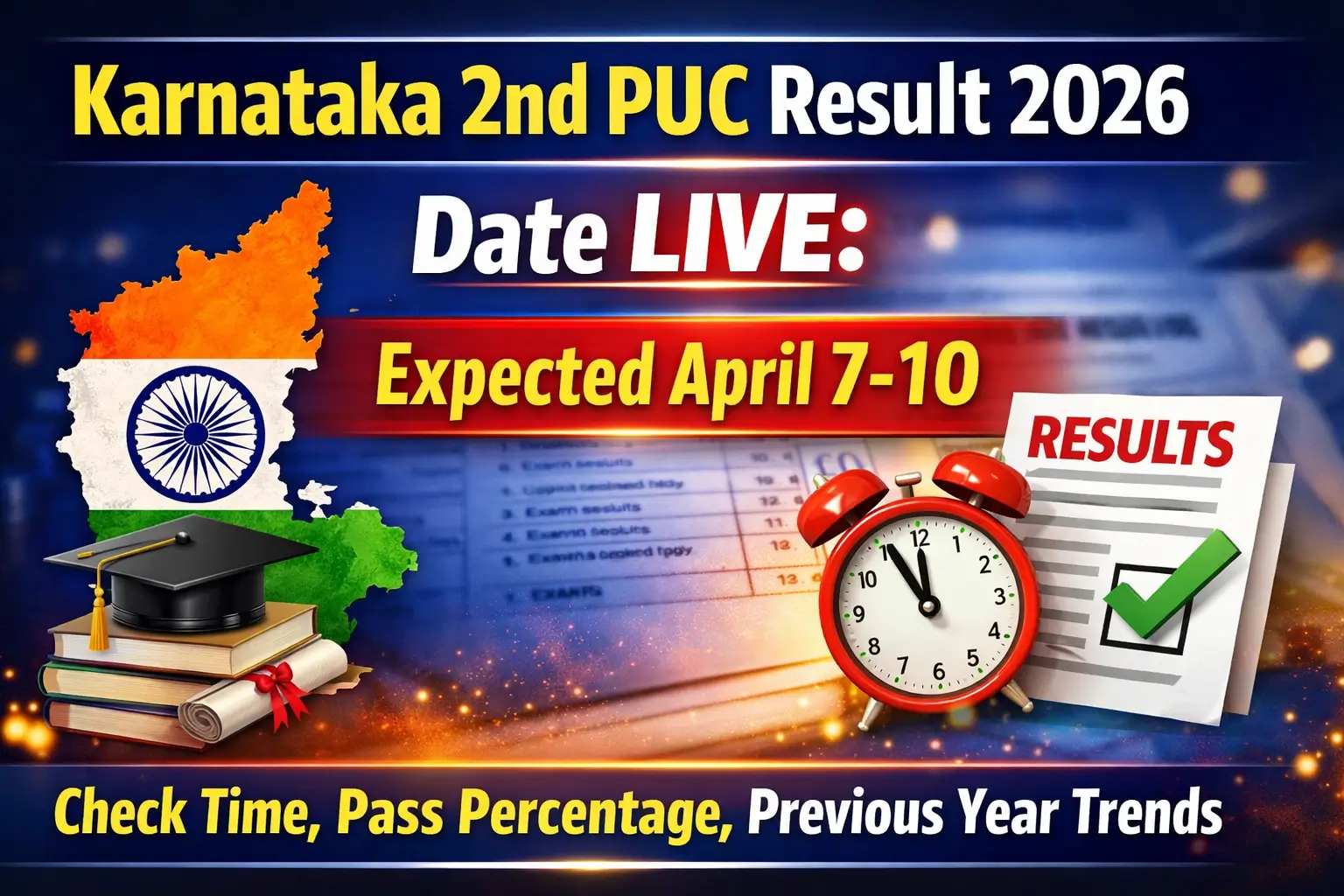 Karnataka 2nd PUC Result 2026