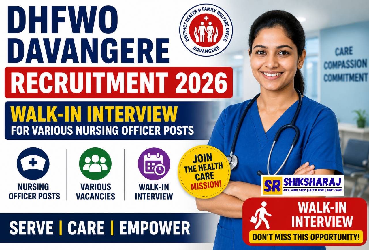 DHFWO Davangere Recruitment 2026