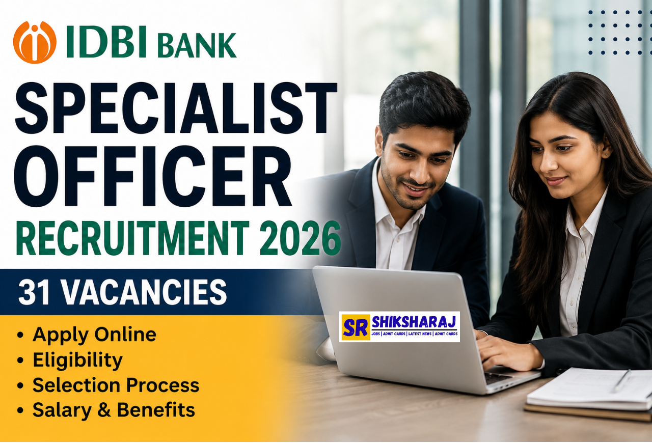 IDBI Bank Specialist Officer Recruitment 2026