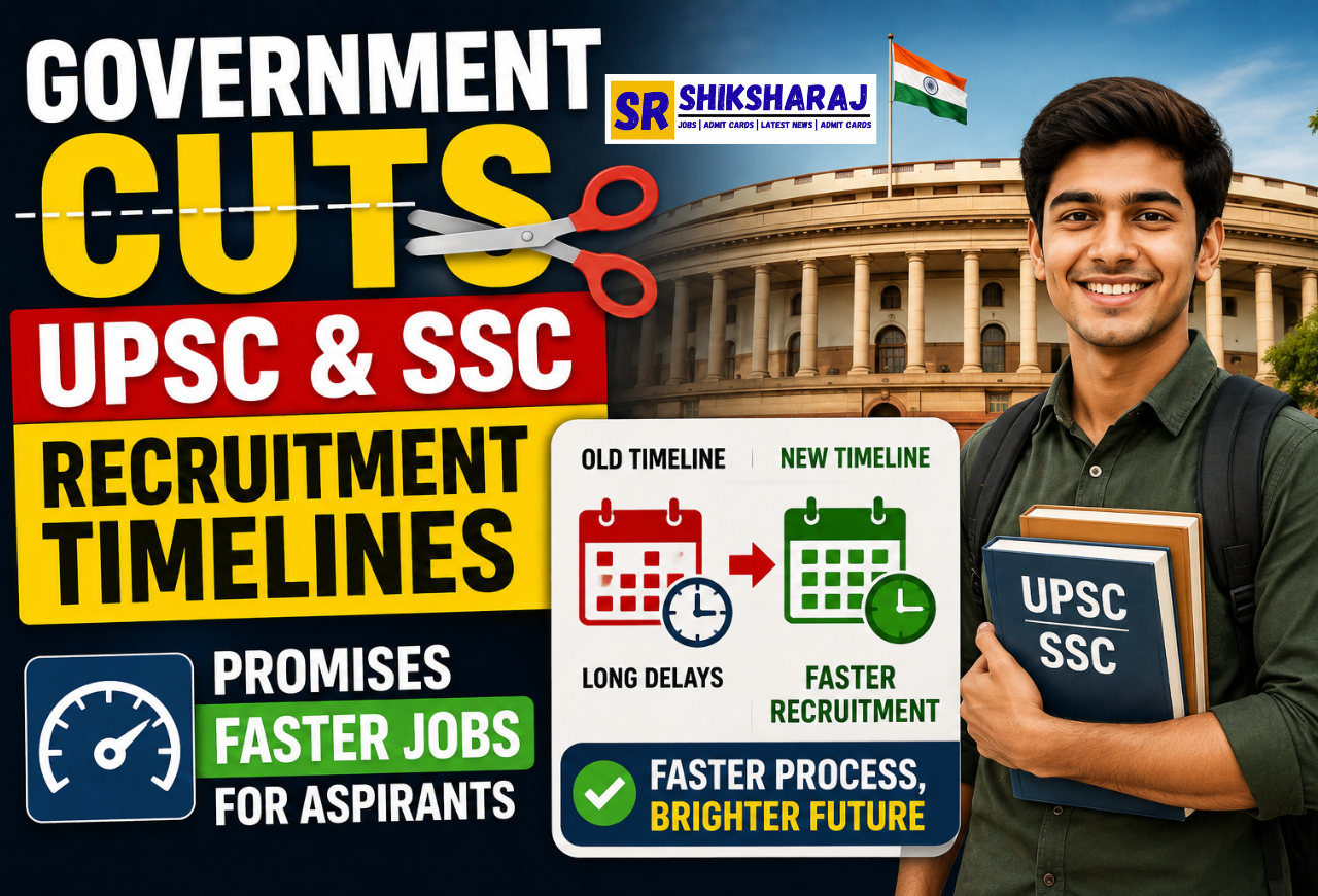 Government Cuts UPSC and SSC Recruitment Timelines, Promises Faster Jobs for Aspirants